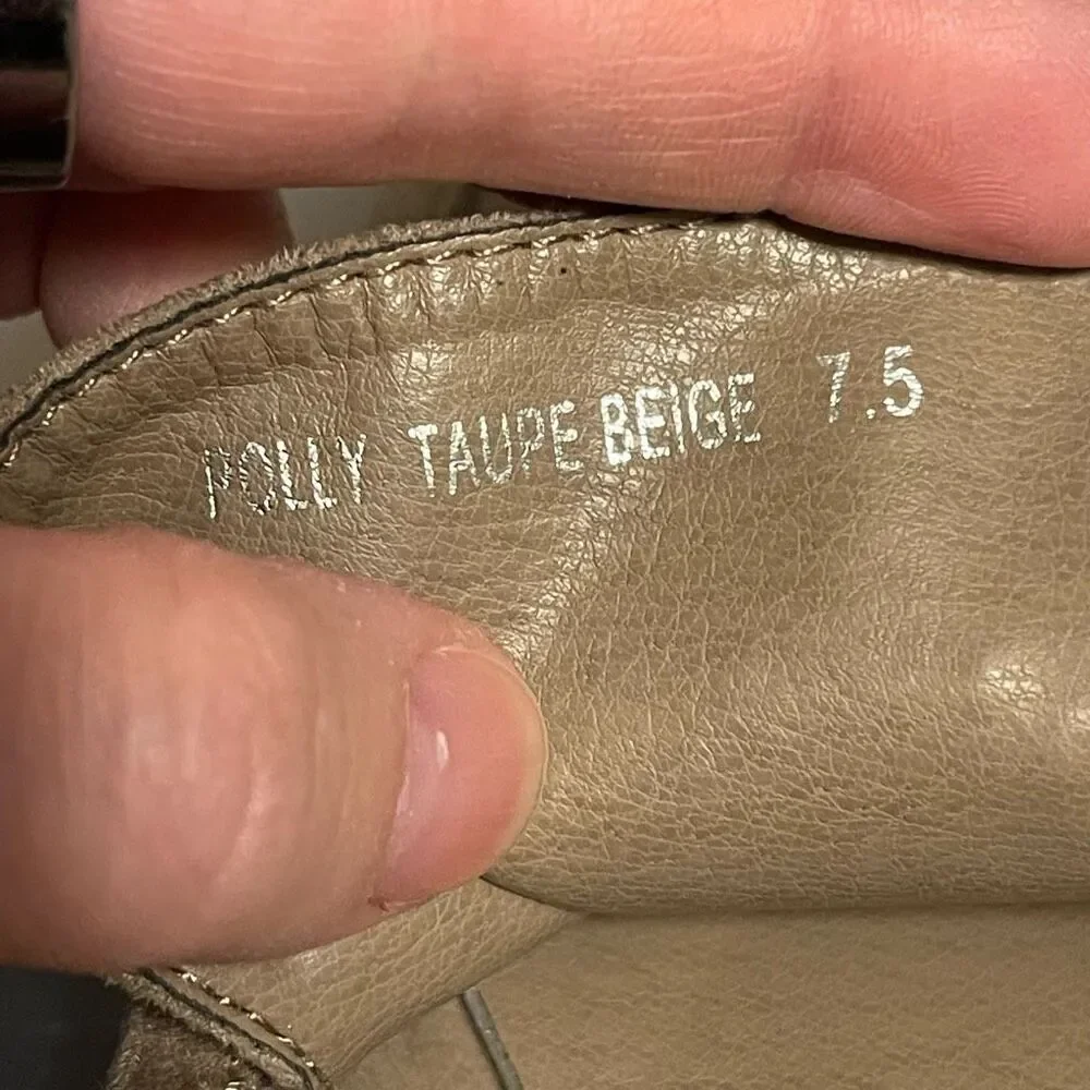 Vintage Havana Polly Taupe Loafers Size‎ 7.5